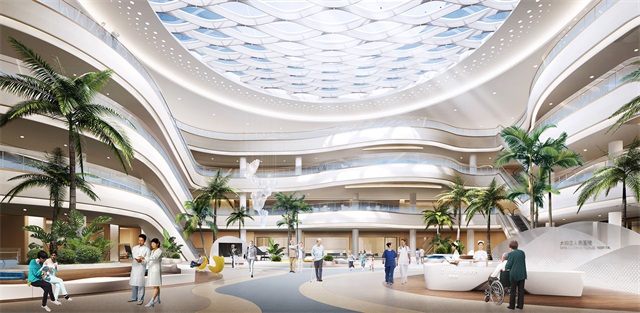深圳医疗空间设计案例-深圳大鹏新区人民医院设计