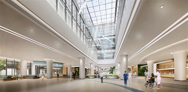 深圳医疗空间设计案例-深圳大鹏新区人民医院设计