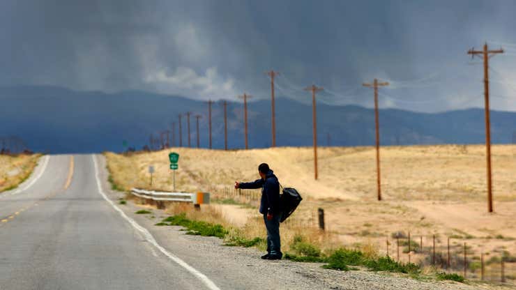 Image for This 82-Year-Old Woman Wants People To Start Hitchhiking Again